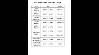 SSLC ONAM EXAM 2024 TIME TABLE  FIRST TERM EXAM  sslc timetable 2024 onamexam [upl. by Sema]