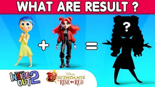 🔥 INSIDE OUT 2 x Descendants 4 Movie  Guess What Happen Next Hidden Figure Guess the Voice [upl. by Liahcim]