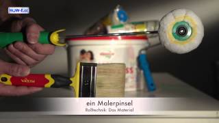 Effektmalen Rolltechnik  Das Material [upl. by Fugate]