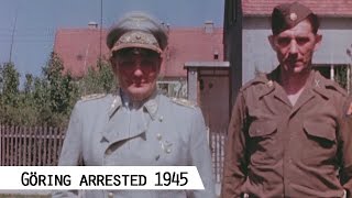 Hermann Göring in Custody on May 15 1945 in color and HD [upl. by Enahsed]