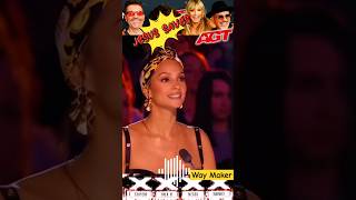 Americas got talent 🇺🇸 Powerful Audition Performance quot WAY MAKERquot music agt [upl. by Hgieleak]