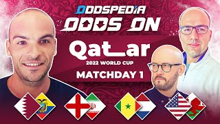 Odds On FIFA World Cup 2022 Matchday 1  Groups A amp B  Free Football Betting Tips amp Predictions [upl. by Cormick]