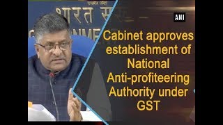 Cabinet approves establishment of National Antiprofiteering Authority under GST  Delhi News [upl. by Aikemit]