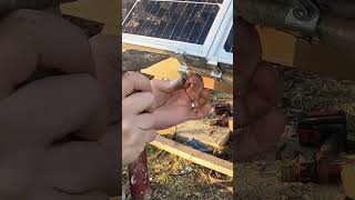 Part 59  A bit of adjustment  Off Grid Solar Panel Rack Anchors Crafty Lab Homestead [upl. by Darian142]