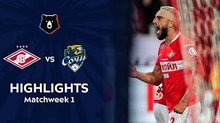 Highlights Spartak vs FC Sochi 10  RPL 201920 [upl. by Penney403]