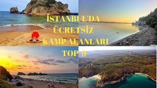 İstanbulda Kamp Yapılacak Ücretsiz Yerler TOP 9 [upl. by Rayford524]