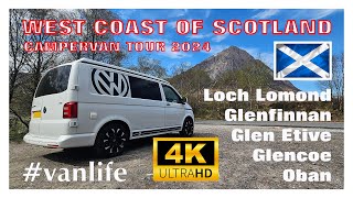 West Coast Scotland Campervan Tour May 2024 video vanlifescotland [upl. by Antons]