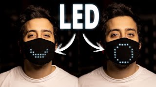 CUBREBOCAS pero INTELIGENTE CON LEDS Lady Gaga LTA  hacer Mascarilla led [upl. by Tatiana892]