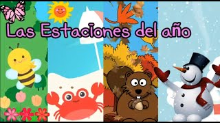 APRENDE LAS ESTACIONES DEL AÑO  LAS ESTACIONES EN ESPAÑOL  video educativo para niños [upl. by Liakim]