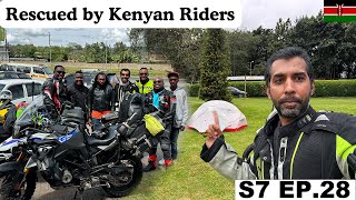 Kenyan Riders Helped me when I stranded Alone 🇰🇪 S7 EP28  Pakistan to South Africa [upl. by Ecnerewal]