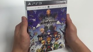 Kingdom Hearts HD 25 Remix Limited Edition PS3 Unboxing [upl. by Gabbert]