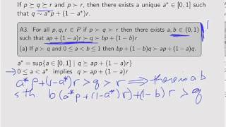 Proof of von Neumann Morgenstern Theorem Part 3 [upl. by Debo]