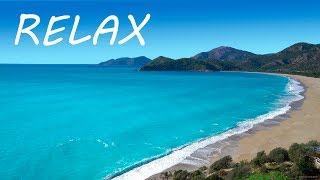 Just Relax Soothing Music and Relaxing Ocean Sounds  Calming Beach [upl. by Anrim]