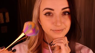 ASMR  Brushing and Tracing Your Facial Features  Soft Whispers for Sleep [upl. by Alejandra]