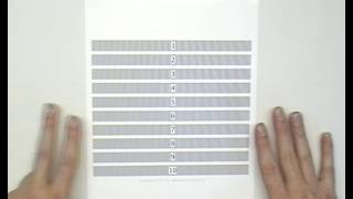 Calibration of a Lenticular lens sheet with Home Illusion [upl. by Ieluuk]