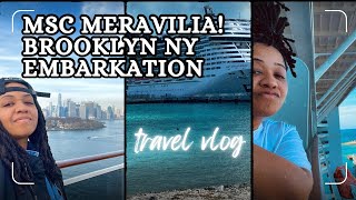 My First Cruise from NYC MSC Meraviglia Embarkation Day  Day at sea [upl. by Joscelin370]