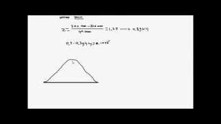 wiskunde bijles p waarde berekening Normale verdeling statistiek [upl. by Eillek]