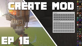 Minecraft Create Mod Tutorial Andesite Farm Ep 16 [upl. by Baumann297]