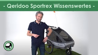 Alles Wissenswerte zum Qeridoo Sportrex Kinderanhänger [upl. by Emmer]