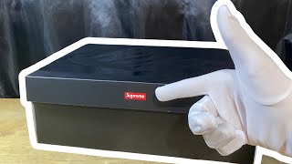 Supreme Nike Air Force 1 UNBOXING  ON FEET [upl. by Kumar]