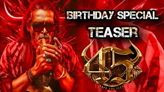 Upendra 45 Kannada Movie Teaser  Upendra  45 Kannada Movie  Teaser  45 Movie  Shivarajkumar [upl. by Kcor]