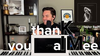 thanK you aIMee by Taylor Swift  Live Reaction FULLY UNPACKED [upl. by Kostival]