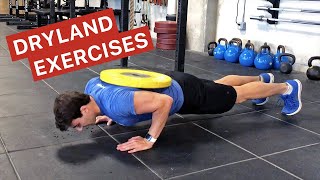 Dryland Exercises For Swimmers Strength Training [upl. by Nisay]