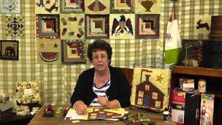 How to applique a Schoolhouse Mini Quilt Block 7 of Jan Pateks Block of the Month [upl. by Pollyanna]