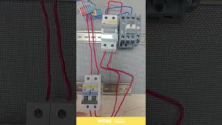 How to Connect Two Power Sources with EK63 63A 2P Changeover Switch and AC Contactor [upl. by Pergrim752]