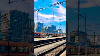 Zurich Main Railway Station Switzerland 🇨🇭 shortsfeed travel explorezurich zurich [upl. by Abisia]