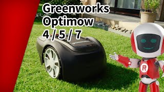 Greenworks Optimow  robot tondeuse [upl. by Sredna]