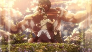 Eren Coordinate Ability SceneAttack On Titan Season 2 HD ENG SUB [upl. by Ymrots]