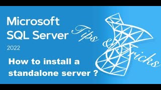 SQL Server 2022 Standard Tips amp Tricks  Basic install with features [upl. by Geoff]