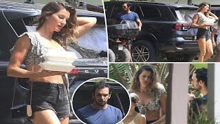 Gisele Bündchen seen with jiujitsu trainer Joaquim Valente in Costa Rica ahead of Thanksgiving [upl. by Ahsilem]