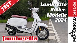 Lambretta Roller Modelle 2024  Fahrbericht zur Lambretta V125 X125 X300 amp G350 [upl. by Ranchod]