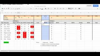 Ponderar notas con distintos pesos en google spreadsheet [upl. by Justin922]