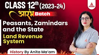 Class 12 History Chapter 8  Peasants Zamindars and the State  Land Revenue System [upl. by Silverstein]