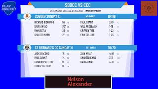 St Bernards OC Sunday XI v Coburg Sunday XI [upl. by Nodnelg]