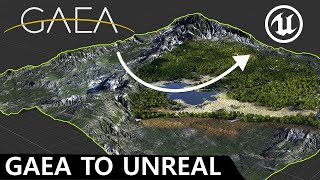 UE5 How to SCALE Gaea Landscapes for Unreal Engine 5 [upl. by Aisayn]