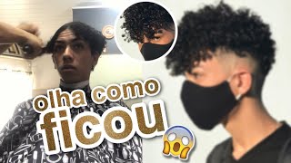 CORTE DE CABELO CACHEADO MASCULINO 2020 [upl. by Bathulda399]