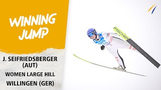 Seifriedsberger ends her 11year World Cup drought  FIS Ski Jumping World Cup 2324 [upl. by Laup]