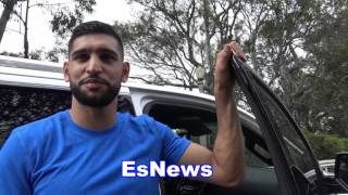 Amir Khan on some of the superstars he meets  EsNews Boxing [upl. by Pfosi526]