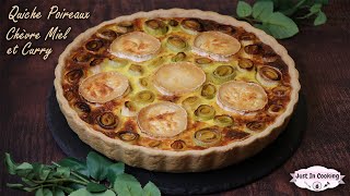 Recette de Quiche aux Poireaux Chèvre Miel et Curry [upl. by Lustig]