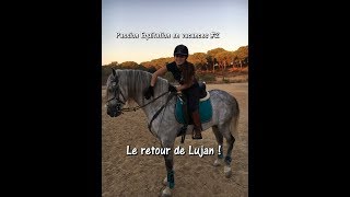 Passion Equitation en vacances 2  Jour 1  Mon copain teste léquitation [upl. by Naruq724]