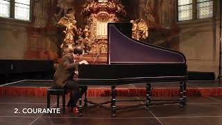 Bach Ouvertüre nach Französischer Art BWV 831 in hMoll Mahan Esfahani harpsichord [upl. by Corsetti247]