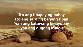 TINAPAY NG BUHAY Instrumental Cover with Lyrics  Papuri [upl. by Nwahsel155]