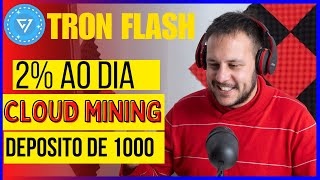 TRON FLASH DEPOSITANDO  1000 TRX  BEST CLOUD MINING [upl. by Saimerej]