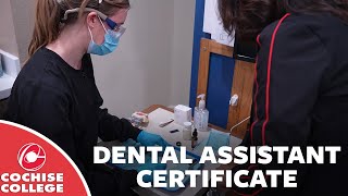 Dental Assistant Certificate  Cochise College [upl. by Iaras]