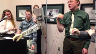 Myoelectric Prosthetic Arm Demonstration [upl. by Irbua]