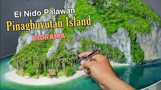 HyperRealistic Diorama  Pinagbuyutan Island in El Nido Palawan [upl. by Gib670]